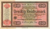 Germany P-209 - Foreign Paper Money